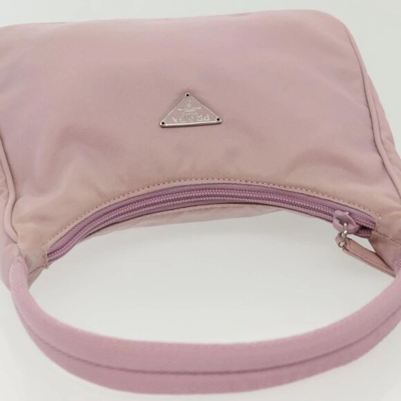 PRADA Accessory Pouch Nylon Pink Silver Auth - Picture 4 of 15